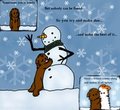 snowflakes start falling and I start to chibi