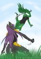 .:Mock Battle - Minami and Mizuki:.