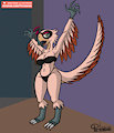 COM - GIGANTORAPTOR GIRL PINUP