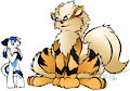 Skye and Arcanine