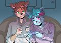 Commission - Friendy Fisticuff