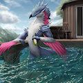 Warm pool in the mountains (comm.) by SeaTeal