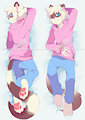 Tansa Body Pillow (Clothed) by Demesejha
