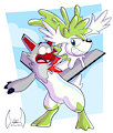 [COM] Shaymin Rubber sky form style