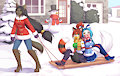 Snowy Sleighride