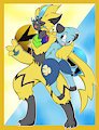 Zeraora Dewott commission by gatoumon