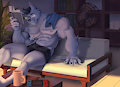 casual reading by harufeng