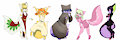 Hexes Standees
