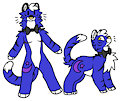 Anti-bullying stream mascot, “Blueberry” by Reddywolf