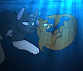 Go away, you giant coelacanth by Reddywolf