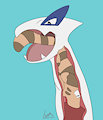 Lugia Eats Furret by Lionsault