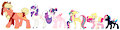 Mane 6 Line Up