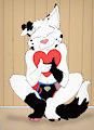 "Be my Valentine!/The valentine's cub!"