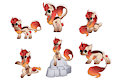 Throns Poses by Lunko