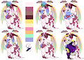 Gold Leaf Watercolor Dragon OPEN Adoptable Auction
