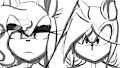 Kill La Kill crossover sketches by XxFlameTheHedgehogxX