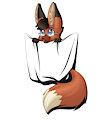 Pocket fox! by kitsunelegend