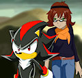 Sonic X Screenshot Redraw - Shadow and Sophie