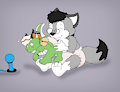 Spanking the Lubu plush