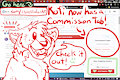 Ko-fi Commission tab