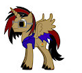 My ponysona crimson storm by wolffurry
