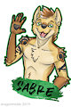 Sabre Badge