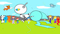 r.a and lazer race by Bunfoxx20studios