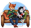 Commission: Game Night by DevoidKiss
