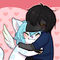 Valentine's Cuddle by TenshiCat