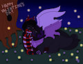Valentine's Day 2019 - Cuddling In The Night by NerdyMarshmallow364