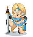 Molly Ready for Battle by monkeycheese