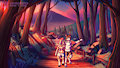 (Commission) The light forest