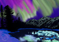 'Northern Lights' by WateryOtter10Gr