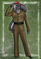 Skunk In Uniform by FuzzySkunk