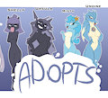 *ADOPTABLES*_Marine creatures 1/3