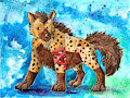 Proud hyena