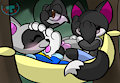 Paw Tradeoff (Art Trade) by MintyTempest