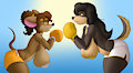Commission: big fight~