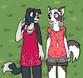 out for a stroll