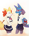 Braixen x Lucario 4