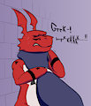 Guilmon throatlift by DarkChum