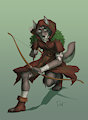 Wolf huntress