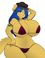 Busty Bikini - River by littledredre