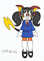 Melissa in UK School uniform 1