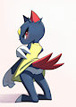 Sneasel Wearing a Akirt by unousaya