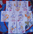 Blaze mouse pad bonus art by soina