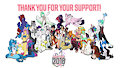 Patreon Group Pic! by SugarlessPaints