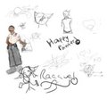 BOREDOM DOODLES by FinWolfsky