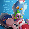 In memoriam, Cobalt the Unicorn by Saurian
