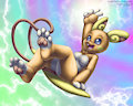 Alolan Raichu by DrJavi